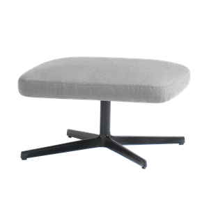 Dunas Lounge Lounge chair with high back and high 4 spoke aluminum swivel base - Chair by INCLASS