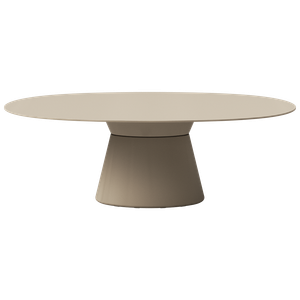Essens Outdoor ES10060BA Table with elliptical base - Table by INCLASS