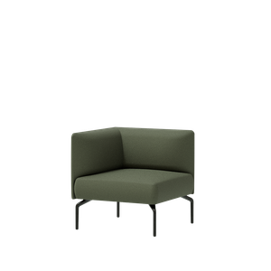 Kern One seater module with corner backrest - Accessories by INCLASS