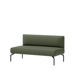 Kern Two seater module with backrest - Accessories by INCLASS