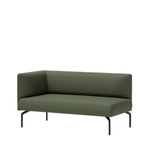 Kern Two seater module with corner backrest - Accessories by INCLASS