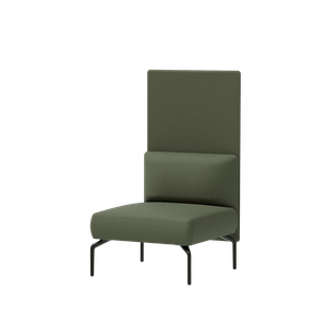 Kern KER0210 + KER1210PT One seater module with backrest + Privacy screen - Screens by INCLASS