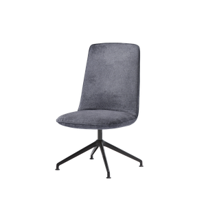 Kori Chair with medium back (4 spoke aluminum swivel base) - Chair by INCLASS