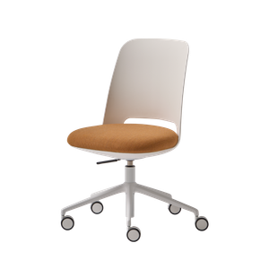 Orus Swivel chair with 5 spoke base on casters + gas lift + tilt mechanism - Office Chair by INCLASS