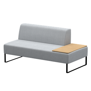 Tetris Modular seat with backrest and table - Table by INCLASS