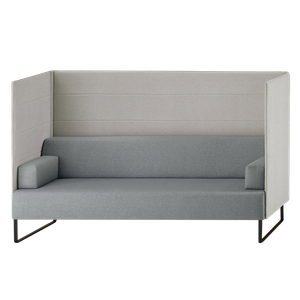 Tetris Sofa with privacy screens and removable side arms - Sofa by INCLASS