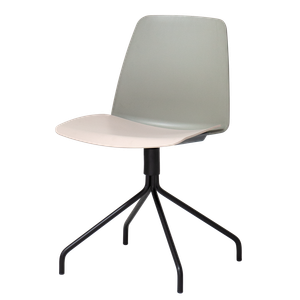 Unnia Chair with 4 spoke steel swivel base - Chair by INCLASS