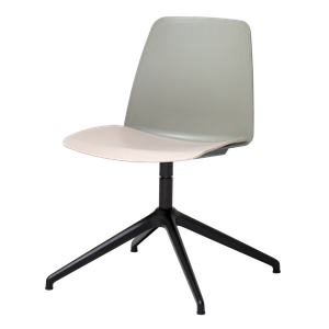 Unnia Chair with 4 spoke aluminum swivel base - Chair by INCLASS