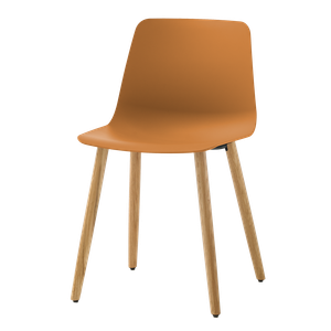 Varya Chair with wooden 4 leg frame - Chair by INCLASS