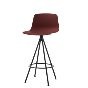 Varya Medium stool with 4 spoke steel swivel base - Stool by INCLASS