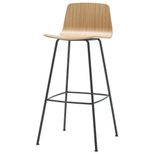 Varya Wood High stool with 4 leg frame - Stool by INCLASS