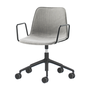 Varya Tapiz VAR0647 + VAR0102 Armchair 5 spoke aluminum swivel base on casters + gas lift - Armchair by INCLASS