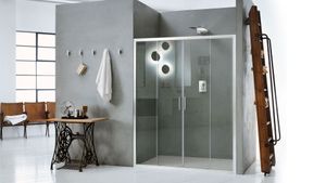 CLAIRE-Sliding door with two doors - Shower by INDA®