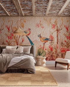 Fluffy Birds - Wallpaper by Inkiostro Bianco