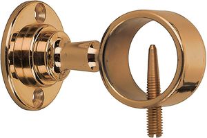 Seilhalter Messing mit Schraublöchern Brüniert, Verchromt, Vernickelt - Accessories by Iserlohner Haken