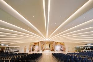 Inn Acoustic - Santuario la Pieve di Chiampo - Lighting accessories by IsolDesign