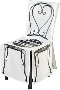 Chair Cover - Wrought Iron - Chair by Jade + Amber