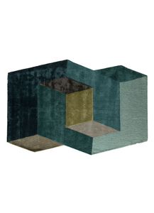 Come Around TNQ-1103, Indigo/Swamp Green - Rug by Jaipur Rugs