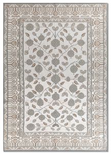 Bedouin ADWP-23001, Undyed White/Sky Blue - Rug by Jaipur Rugs