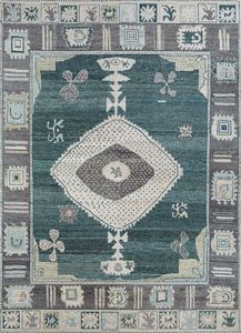 Thyme AKWL-1266, Teal Blue/Teal Blue - Rug by Jaipur Rugs