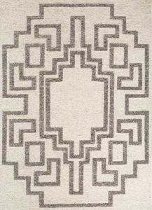 Thyme AKWL-1404, Natural White/Dark Frost Gray - Rug by Jaipur Rugs