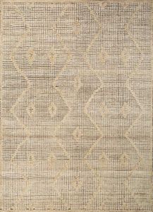 Thyme AKWL-1589, Bright Gold/Cocoa Brown - Rug by Jaipur Rugs