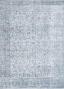 Vintage PAE-1181, Bluebell/Dark Brown - Rug by Jaipur Rugs