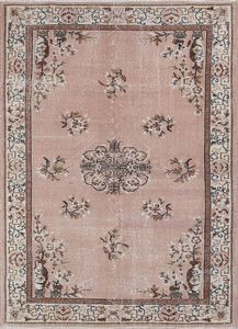 Vintage PAE-1415, Rose Petal/Gold - Rug by Jaipur Rugs