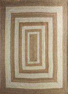 Nomadic Threads PDJT-267, Natural/Cloud White - Rug by Jaipur Rugs