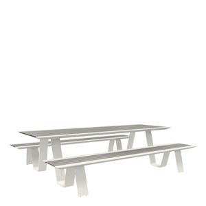 RALLY DINING TABLE 2 BENCH RECTANGLE 280 - Bench by JANUS et Cie