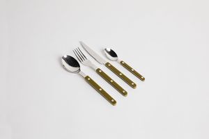 Bistrot Cutlery 24pc Set Green Fern - Styling by Jardan
