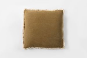 Duke Fringe Cushion Olive - Styling by Jardan
