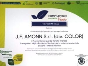 PREMIO COMPRA VERDE - Amonn Color Vernici Intumescenti - Accessories by J.F. AMONN