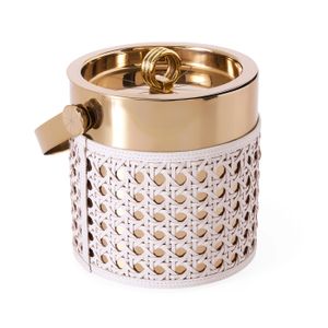 Basketweave Ice Bucket - Styling by Jonathan Adler