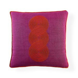 Pompidou Fuchsia Loops Pillow - Accessories by Jonathan Adler