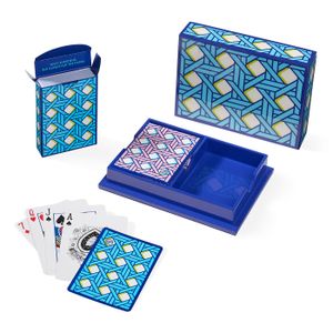 Basketweave Lacquer Card Set - Styling by Jonathan Adler