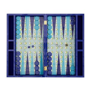 Basketweave Backgammon Set - Styling by Jonathan Adler