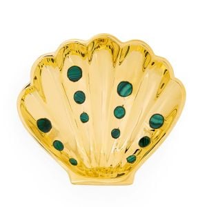 Brass Clam Shell Tray - Styling by Jonathan Adler