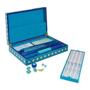 Basketweave Mahjong Set - Styling by Jonathan Adler