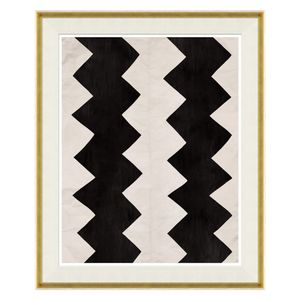 Paule Marrot, Black and White Abstract 5 (Var. 2) - Styling by Jonathan Adler