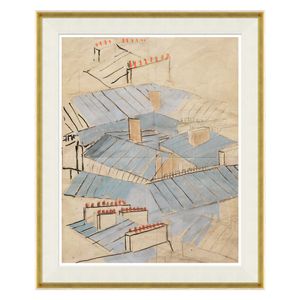 Paule Marrot, Rooftops (Var. 5) - Styling by Jonathan Adler