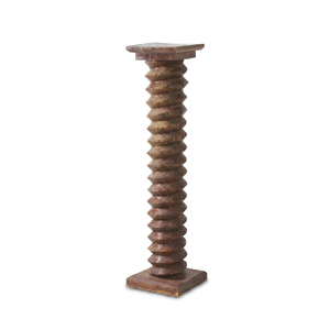 Escultura de tornillo de prensa de vino de roble francés del siglo XIX - Stool by Jover+Valls