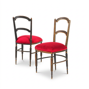 Pair of Napoleon III Neoclassical Chairs - Chair by Jover+Valls