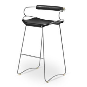 Hug Bar Stool with Backrest - Handcrafted & Fully Customizable - Stool by Jover+Valls