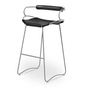 Taburete de bar Hug con respaldo - Hecho a mano y totalmente personalizable - Stool by Jover+Valls