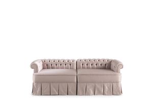 LA GRANDE DAME bench - Tailor made projects with Italian luxury classic poufs and benches - Bench by Jumbo Collection