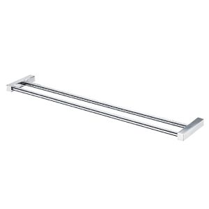 Cubic Bathroom Accessories - Double Towel Bar (600mm) - Sanitary accessories by JUSTIME