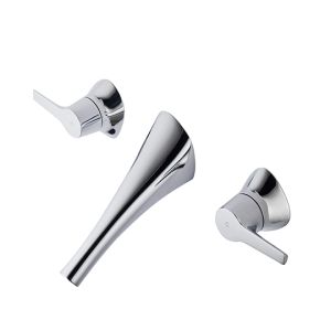 Nature Series - Two-Handle Wall-Mounted Basin Faucet - Tap by JUSTIME
