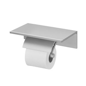 Bathroom Accessories - Single Toilet Tissue Holder W/Shelf (Aluminum W/Anodizing) - Toilet by JUSTIME