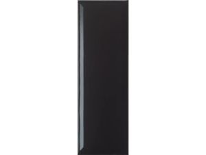 Miniatile Glossy Black Avenue Wall Tile 10x30 - Wall tile-stone-brick by Kale